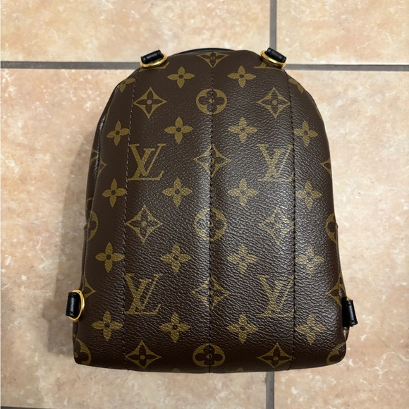 Brown Monogram backpack MINI Palm Springs size - Picture 4 of 6